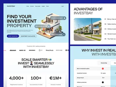 Website design for a property investment platform 2025 2026 2027 business crowdfunding design investment platform investment summit landing page property invstment real estate investment smart investment smart property investment ui design uiux web design website website design