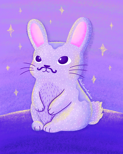 Inktober Day 1 Mustache ✨ bunny childrens book illustrator childrensillustration cute drawing drawing challenge hand drawn illustration illustrator inktober kidlitartist mustache procreate procreateillustration procreateillustrator timelapse