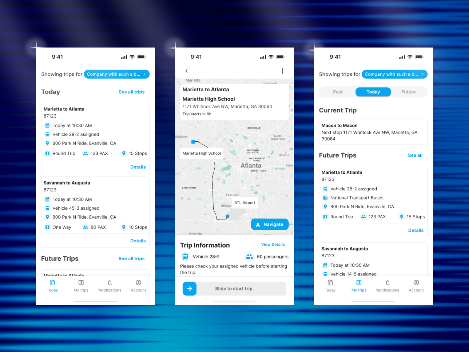 Example of Transparent, Instant and Accessible Bus Booking System