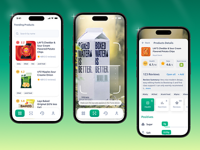 Barcode Scanner App for Healthy Grocery Shopping lifestyle app