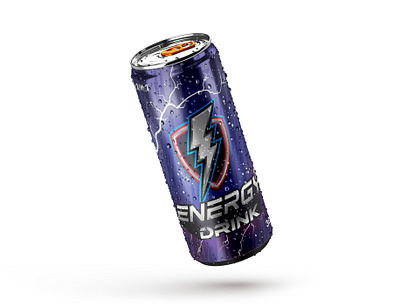 Energy Drink Can Label – Unique & Professional kawsarahmed minimal can design