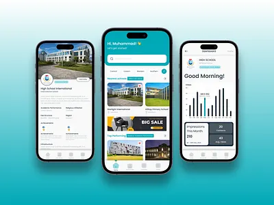 School Mobile App | Find Best School college app education educational app educational school app international schools kids school app kindergarten app learning app minimal app minimal mobile app modern app school app school mobile app school search tertiary app university app