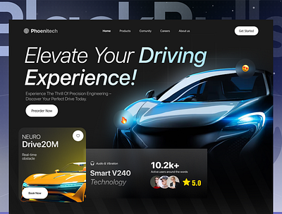 Car assistant web ui design automotive ui car assistant cars clean minimal modern ui product design saas product truck ui ui designer uiux ux vehicle web web app web design web ui website website design