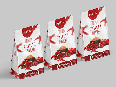 Original Chilli Powder – Authentic Packaging Design chilli powder packaging creative packaging design food beverage branding minimal packaging modern packaging design original chilli powder packaging design pouch packaging spice packaging design traditional packaging