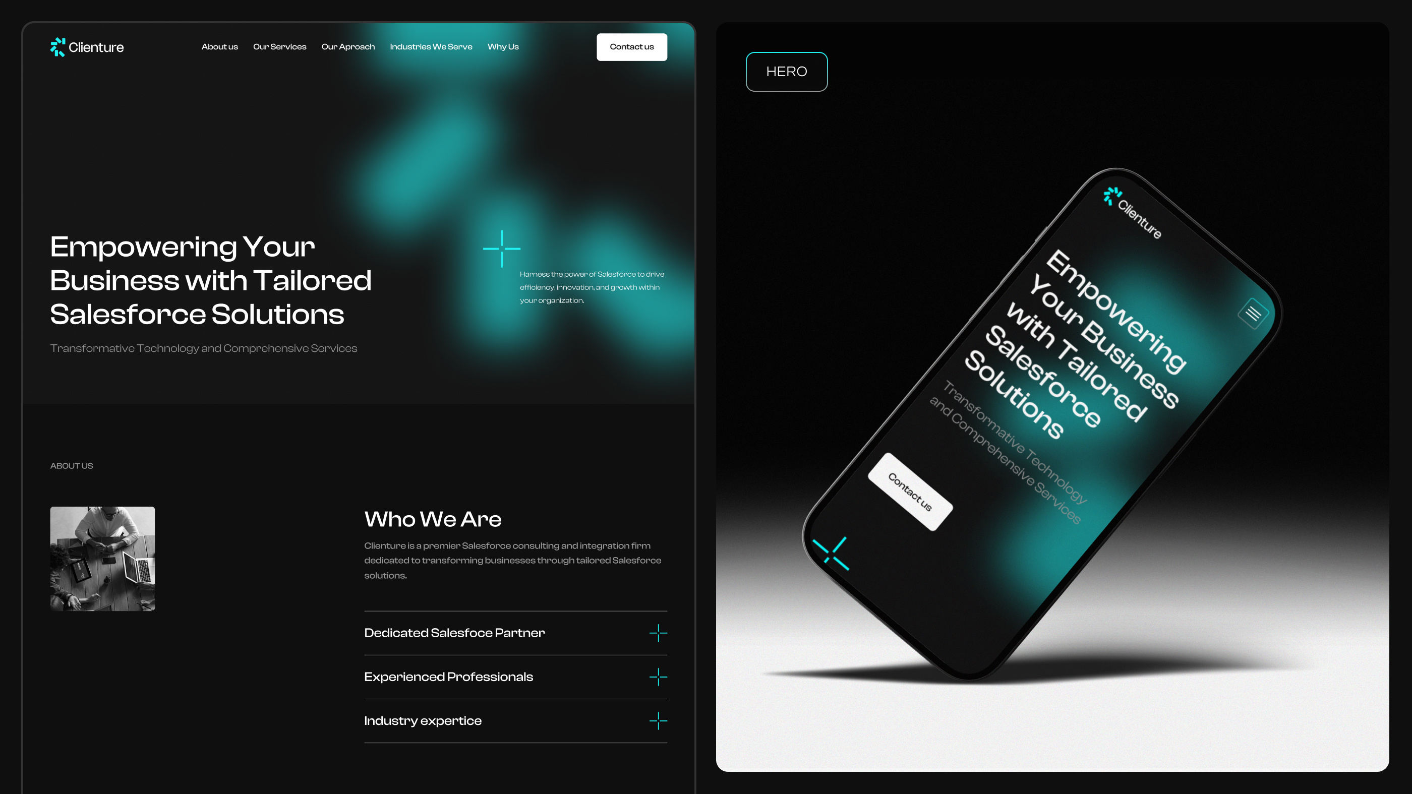 Example of UI/UX Website Design (Homepage + 5pages)