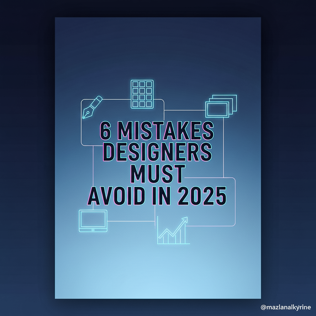 6 Mistakes Designers Must Avoid | Carousel Linkedin facts flowed carousel graphic design instagram instagram slides linkedin presentation carousel sinister slide social media social media design trending design viral carousel