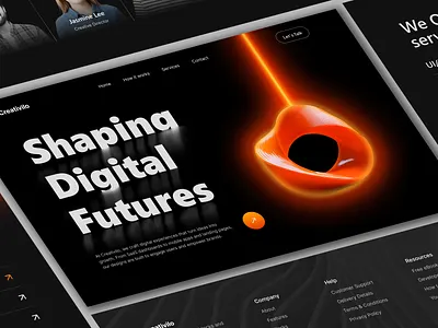 Digital Agency Website UI Design agency agency website clean ui design design portfolio digital agency digital marketing figma home page design landing page marketing modern ui ui design user interface ux website website ui