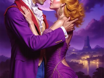 Boris Vallejo Style Artwork cover art work graphic design historical romance regency