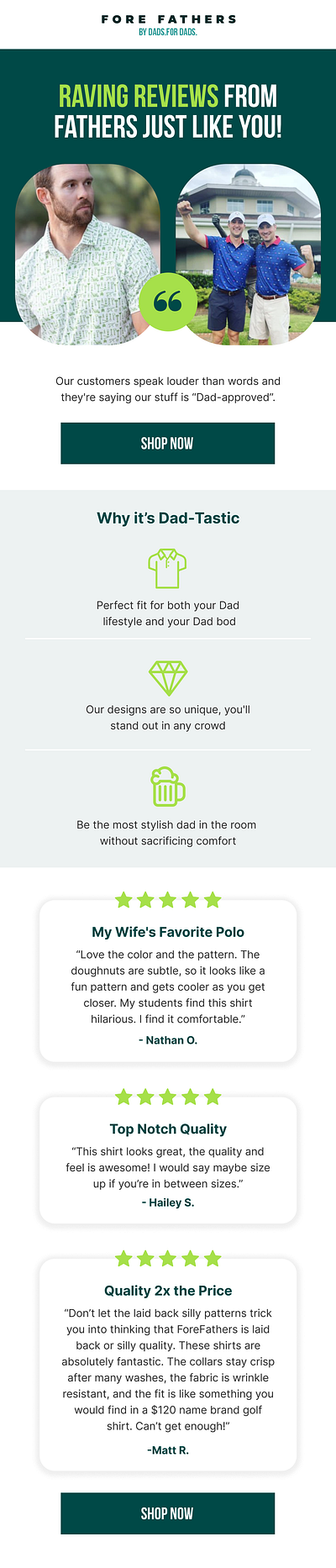 Email Design For Klaviyo