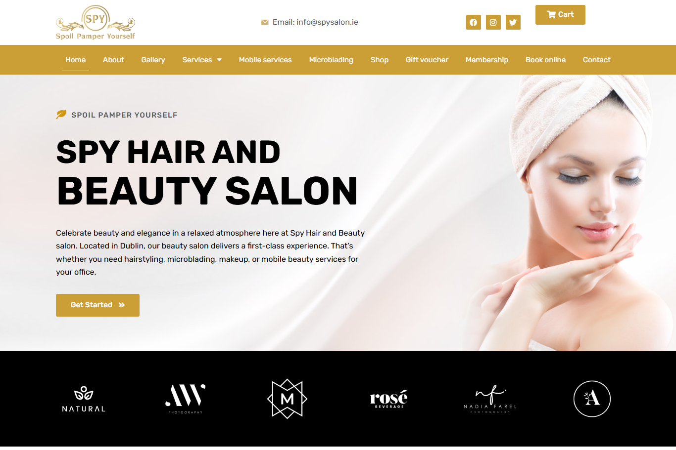 Elevating Beauty Experiences — A Modern Website for Beauty Salon branding design graphic design landingpage nexilup salon ui webdesign webxpart