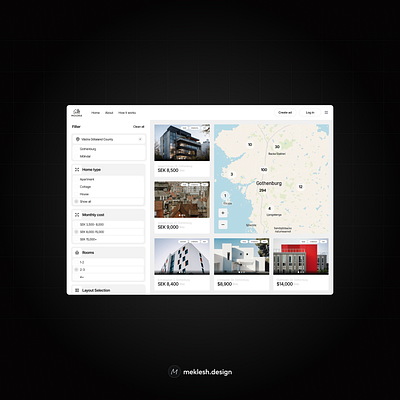 Accommodation selection accommodation selection design ui ux uxui