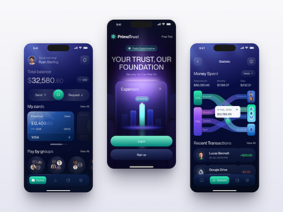 Mobile Design for Finance app app design application application design design graphic design interface ios app ios app design mobile mobile app mobile app design product service startup ui ux