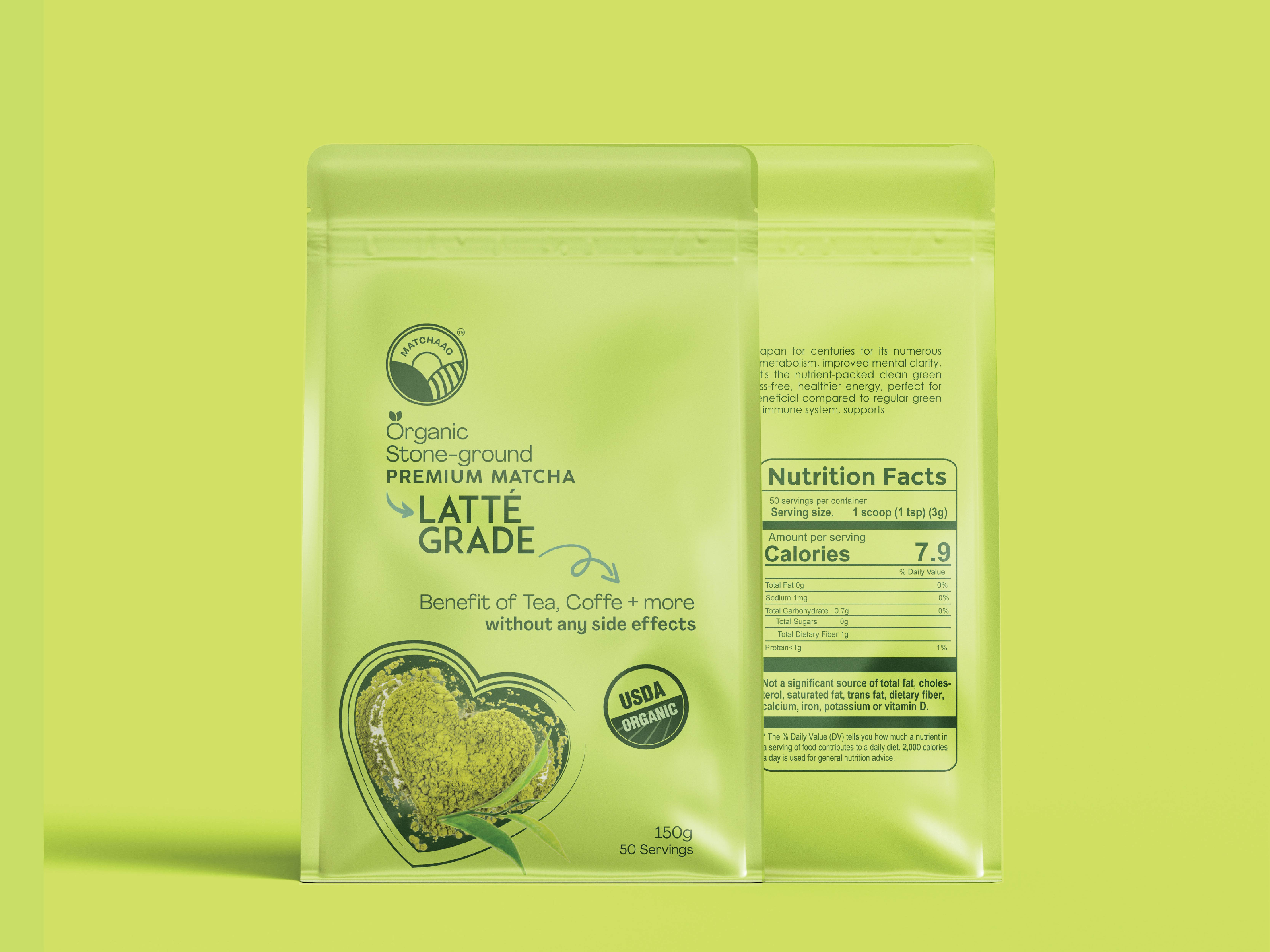 Example of Pouch Bag Design For Tea & Coffee Brand