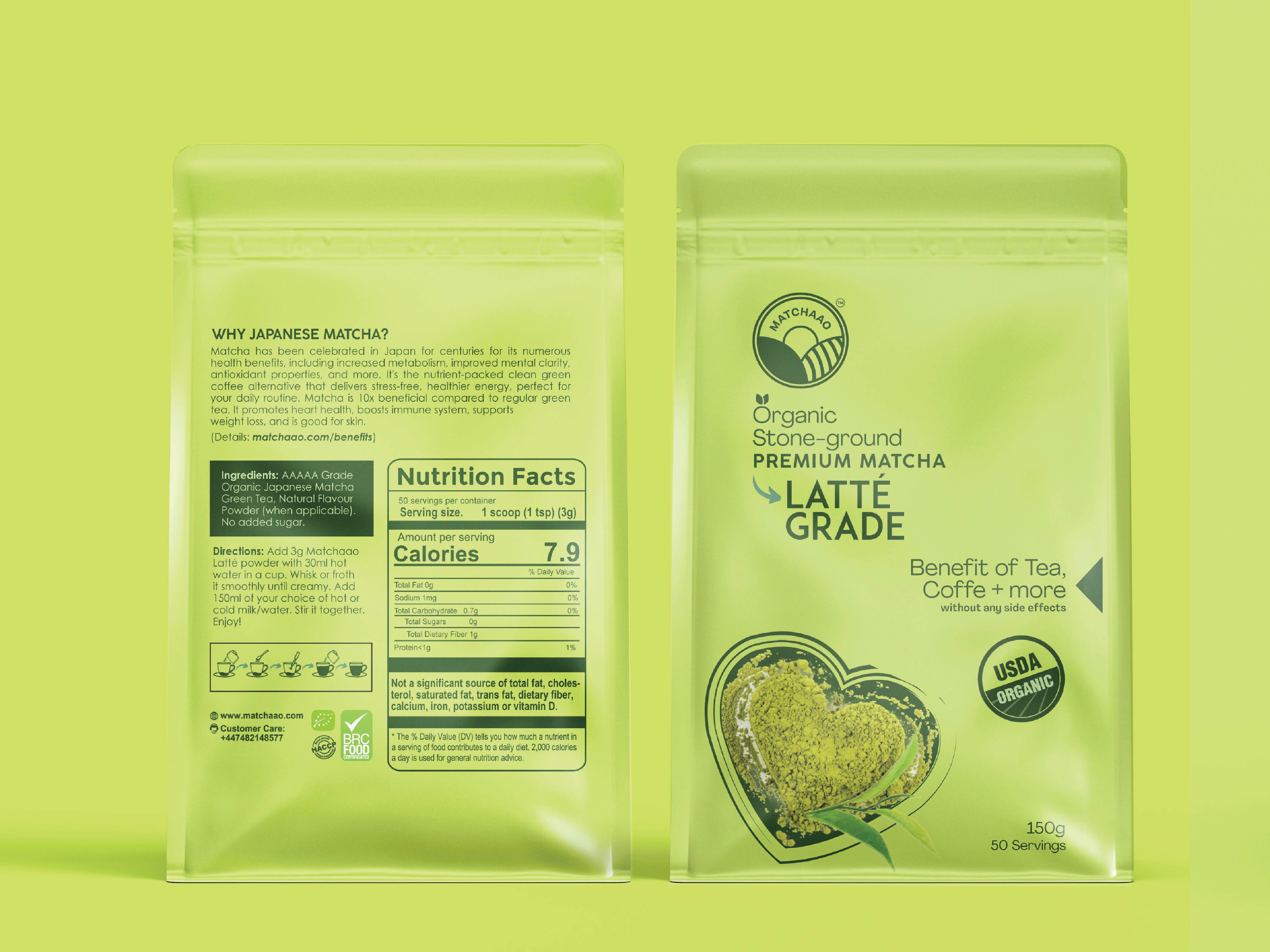 Example of Pouch Bag Design For Tea & Coffee Brand