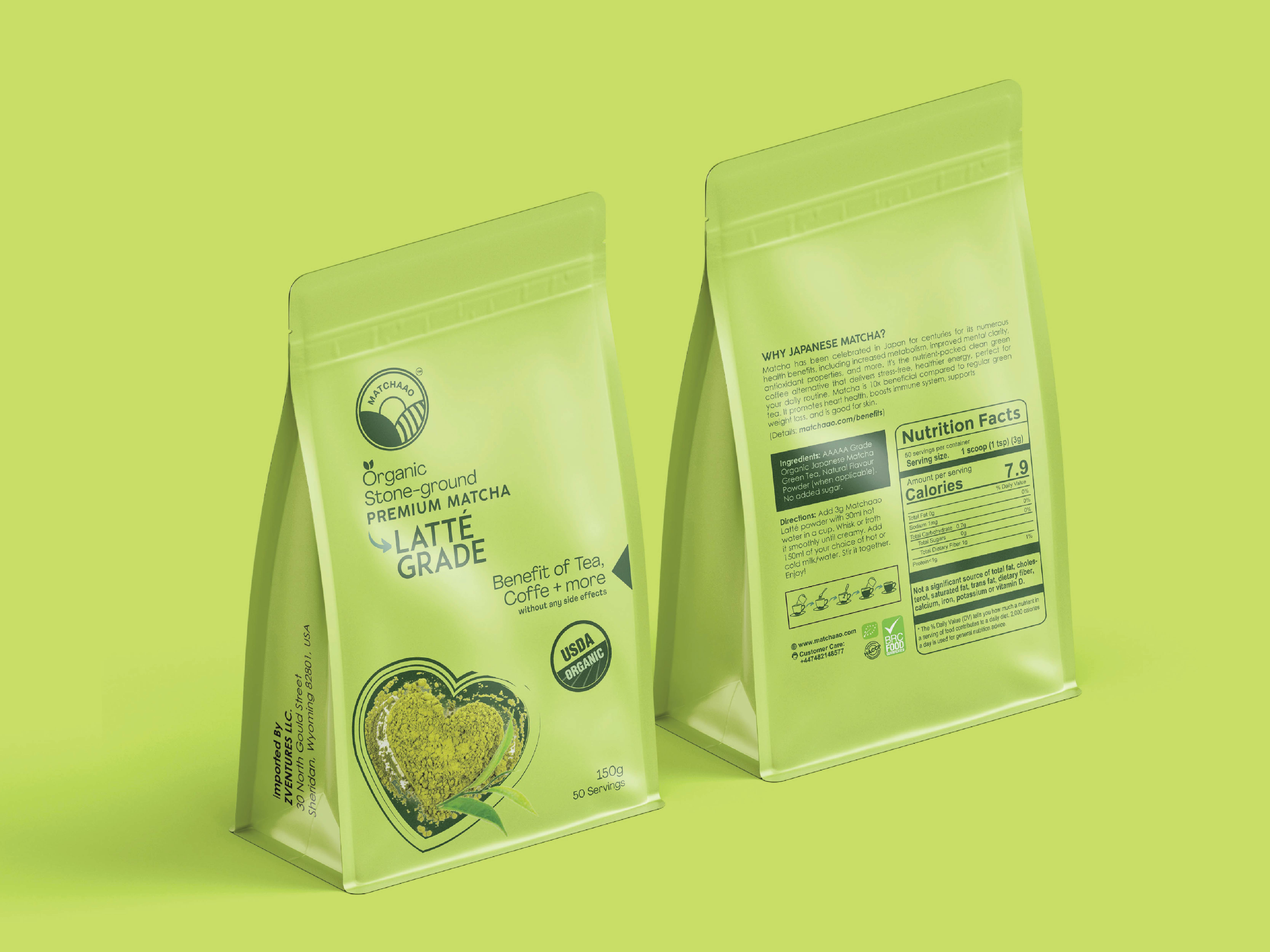 Example of Pouch Bag Design For Tea & Coffee Brand