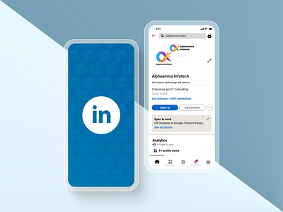 Linkdin App Ui 3d app design graphic design illustration logo typography ui uiux ux