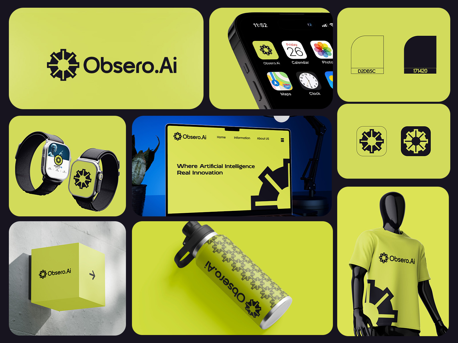 Example of Modern Ai Logo & Branding Design