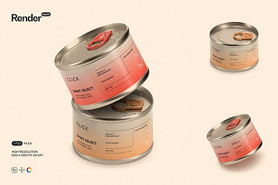 Food Tin Can Mockup aluminum can canned conservation fast food food mockup food tin can mockup foodcan mock up package packaging mock up packaging mockup presentation presentations product display tin can tin can mockup