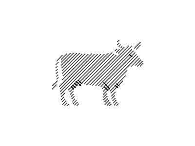 Cow Line art Logo brand identity branding cow cow line art logo cow logo icon illustration line art logo logotype saas sports symbol ui vector web3