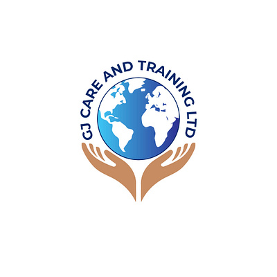 GJ Care and Training Ltd. care care logo graphic designer helping hand logo designer logo maker training