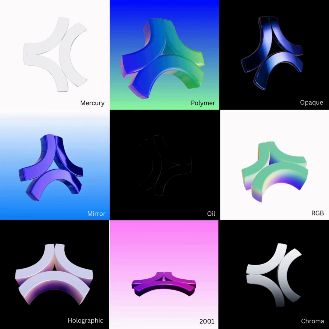 Example of Custom 3D Logo Animation Set