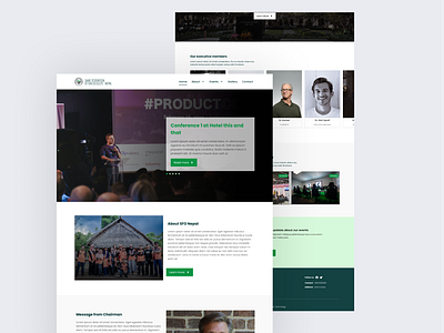 Website for SFO Nepal branding design ngo ngo website ui ui design ux ux design webdesign website