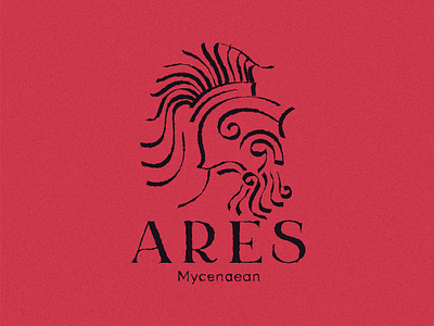 Ares mark branding design graphic design illustration logo mythology typography ui ux vector