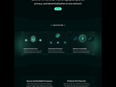Onino Tokenization Landing Page UI UX Design bitcoin blockchain blockchain landing page blockchain website blockchain website design crpyto crypto currency design crypto landing page decentralized ethereum ico landing page liquid glass saas saas landing page tokenization ui design ui ux design web3