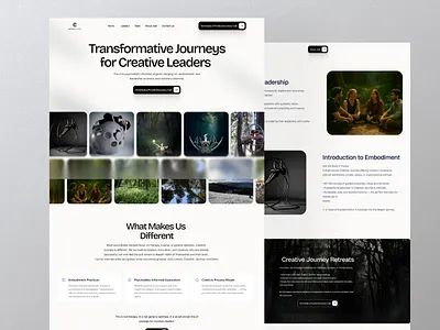 Landing Page black ui creative figma hero section landing page minimalistic ui modern saas ui ui ux