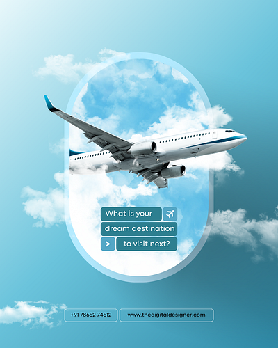 Airline poster design poster