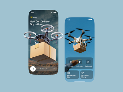 Next-Gen Drone Delivery App UI – Smart, Fast & Seamless ai based parcel delivery aiinlogistics animation app ui appconcept application user interface deliveryapp drone based delivery droneapp dronedelivery dronetechnology e commerce order management ecommercedelivery futuristic online shopping innovative logistics design mobileappdesign new logistics branding parceltracking smart courier smartlogistics