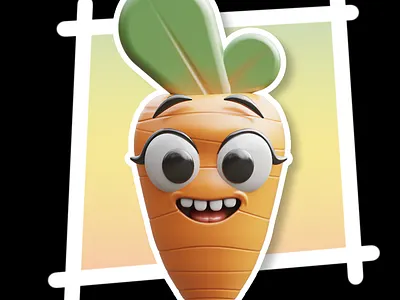 Lil carrot - MagicaCSG 3d 3dmodel 3dmodeling illustration magicacsg stylized