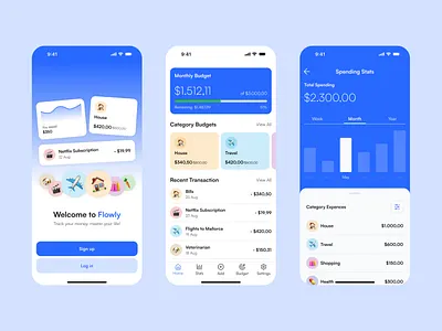 Expense Tracking Mobile App app app design budget control app budget monitor budget planner budget tracker app c daily expense tracker expense categorization expense tracker financial dashboard financial dashboard app money saving app monthly budget tracker personal finance app savings tracker spending tracker ui ui design uxui