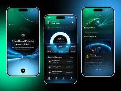 AI Cybersecurity Mobile App ai analytics app charts clean cyber cybersecurity dashboard graphs ios mobile app product design security security tool service software statistics