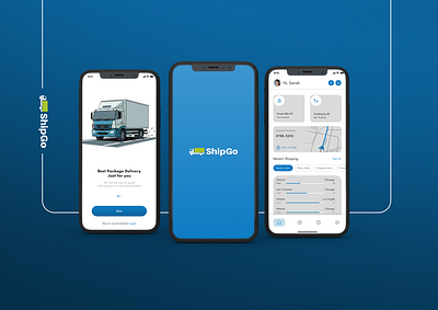 ShipGo - Delivery Service App UI branddesign branding deliveryapp design fastdelivery figma mobileapp modernapp moderndesign sleekdesign uber ui uiux userinterface ux webapp website