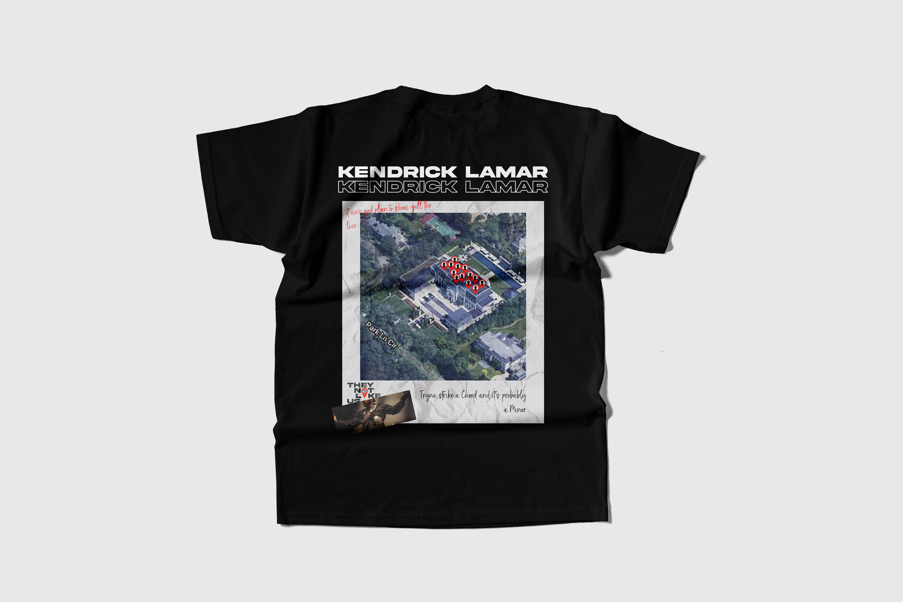 Merch Design - Kendrick Lamar "Not Like Us" apparel design design graphic design illustration kendrick lamar kendrick lamar merch kendrick lamar shirt kendrick lamar shirt design kendrick lamar they not like us kendrrick lamar apparel merch design ui