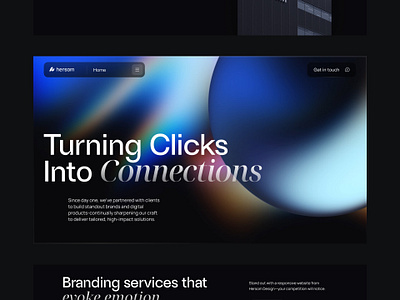 Hersom Design – Website Redesign & Relaunch animation branding c4d design rendering seo ui ux web webdesign webflow website