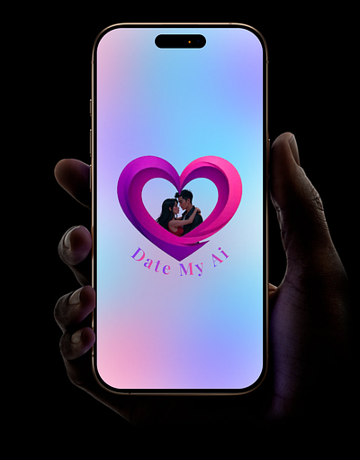 Ai Dating App ai dating app figma homepage logo love ui unboarding