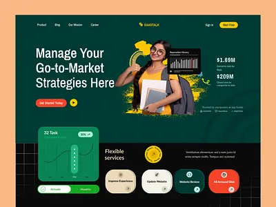 Banking Web Site Design: Landing Page / Home Page UI app interface bank card banking website concept digital banking finance hive design homepage landing page layout manage finance web development website ui