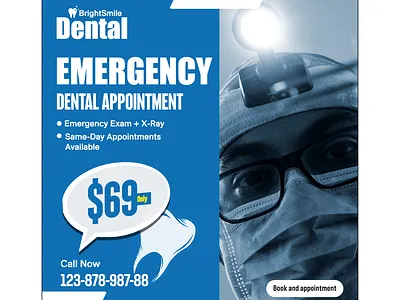 Dental Emergency Facebook & Instagram Ads ad advertisement branding facebook graphic design instrgram post social media