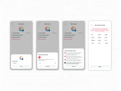 Day 4 Update: Web3 Wallet & DeFi App crypto finance minimalist modern ui ui design wallet web design web3