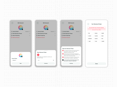 Day 4 Update: Web3 Wallet & DeFi App crypto finance minimalist modern ui ui design wallet web design web3