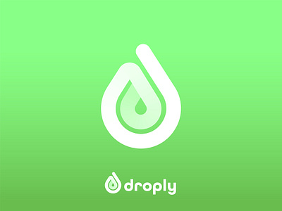colorful drop logo design for eco & digital branding branding drop logo eco friendly logo illustration logo logo design modern logo oil ui water water drop logo
