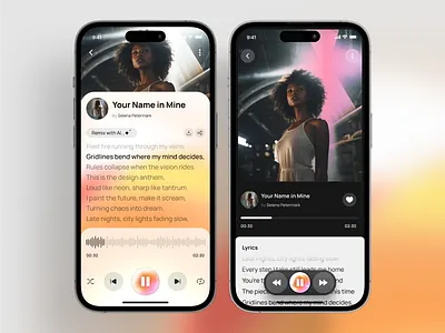 Music Player Application design ui uidesign ux