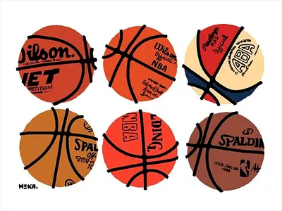 Classic Basketballs Illustration Series ball textures basketball art basketball icons cultural artwork dynamic artwork flat style graphic sports hand drawn illustrated balls modern illustration playful design poster design retro design sport culture sports sports illustration urban art vector artwork vintage style
