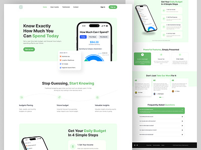 Financial Landing Page - UI/UX - Website Design animation business website customer experience ewallet finance finance landing page financial financial app financial dashboard fintech fintech design landing page saas website simple website startup ui ui trends ux web design website