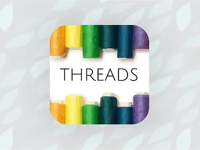 Icon for a fabric shopping app- Threads #dailyui app clothing dailyui fabric icon threads ui ux