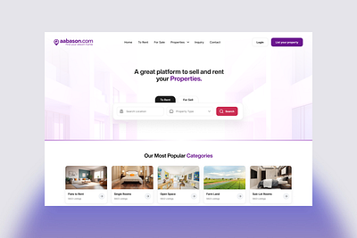 Aabason Website Design branding design typography ui ux