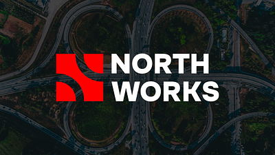 North Works |Logistics and Constructions Company Branding Projec branding graphic design logo