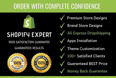 SHOPIFY EXPERT DESIGN OR REDESIGN shopify experts
